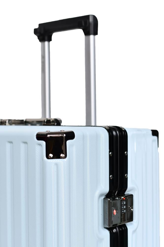 Murano 3-Piece Aluminum Luggage Set Design