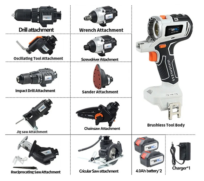 10 in 1 Multifunctional Power ToolKit