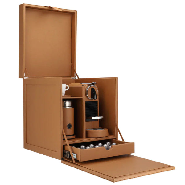 Wera Coffee Machine with Premium Leather Case