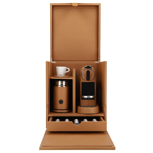 Wera Coffee Machine with Premium Leather Case