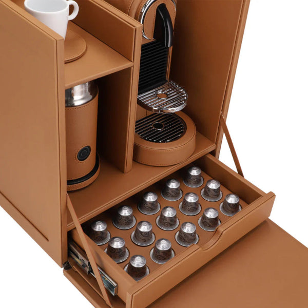 Wera Coffee Machine with Premium Leather Case