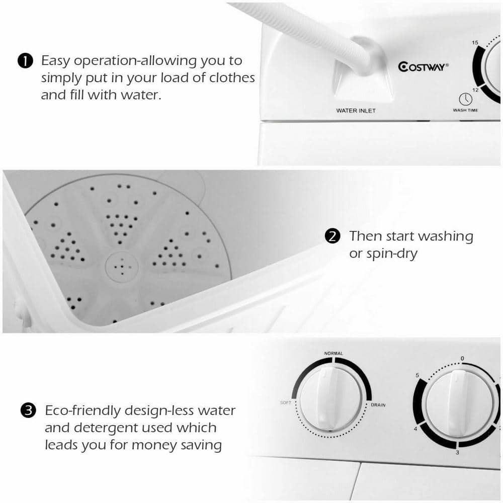Portable Mini Washing Machine Dryer